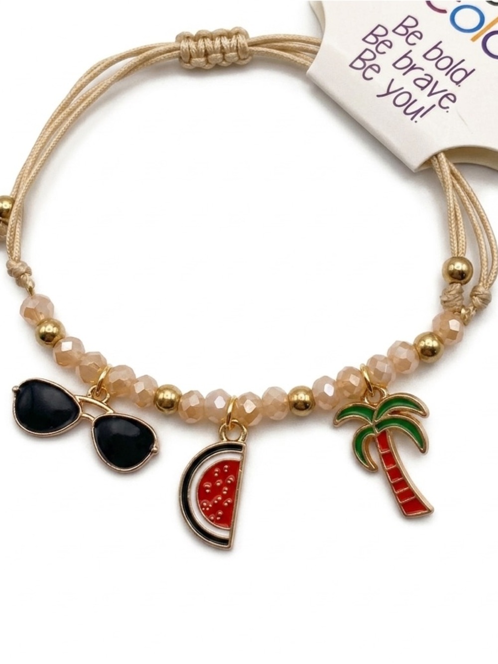 NWT summer beach charm bracelet